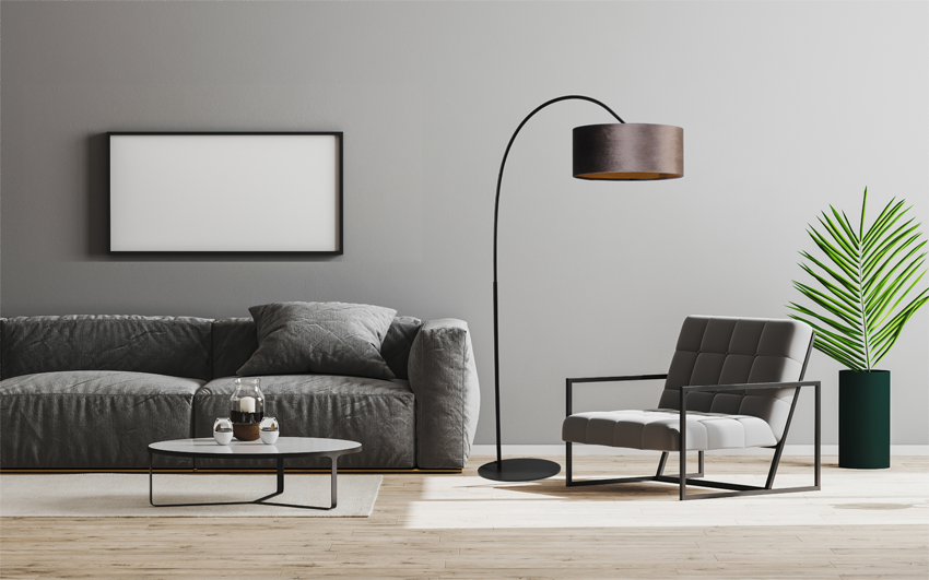 Arch VL ARCH BLACK H.183CM WIDTH 91CM +SHADE