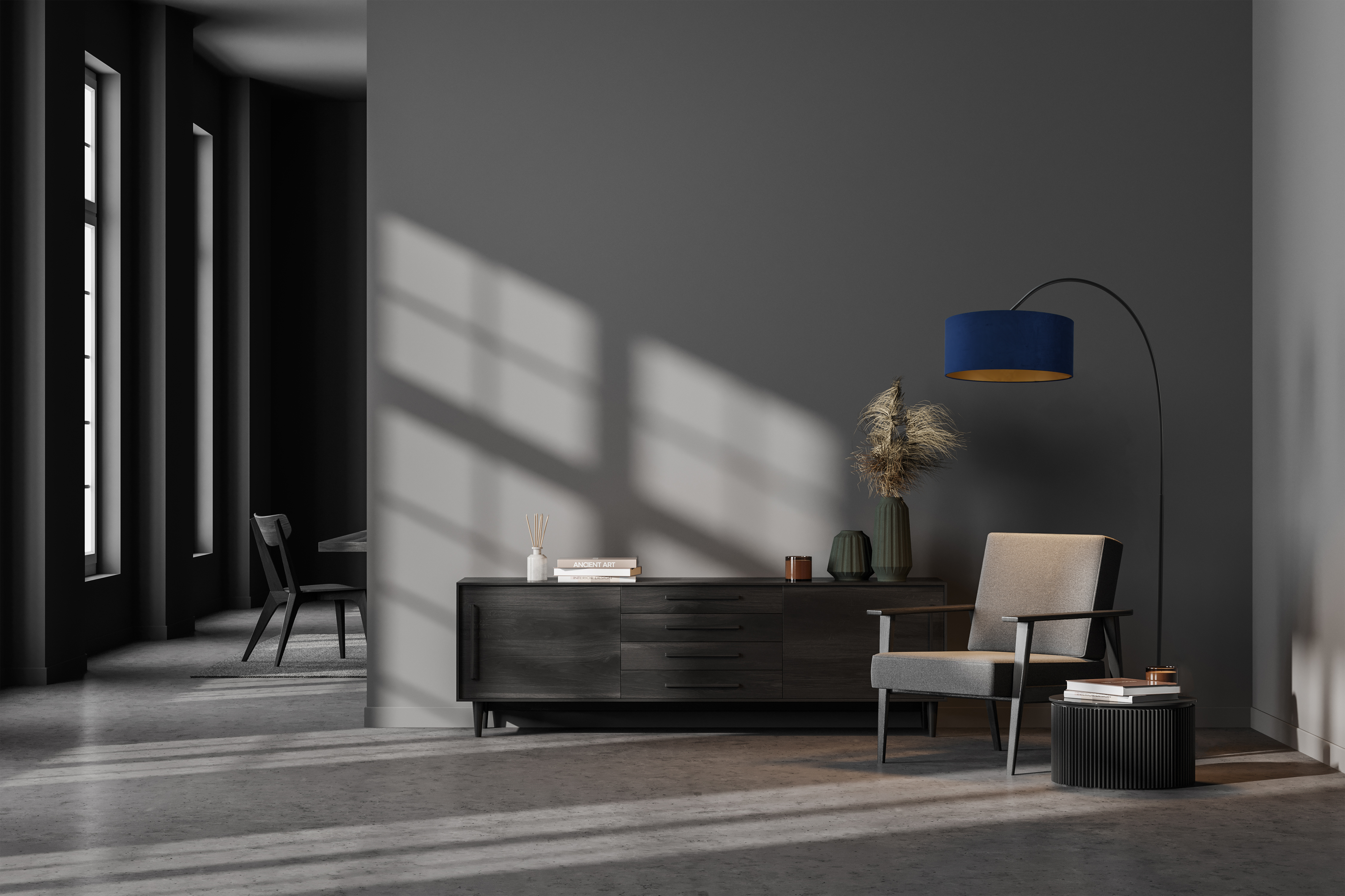 Arch VL ARCH BLACK H.183CM WIDTH 91CM +SHADE