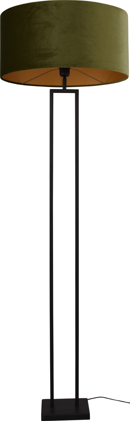 Veneto VL VENETO MATT BLACK RECTANGLE H.168CM, BASE 20X20CM