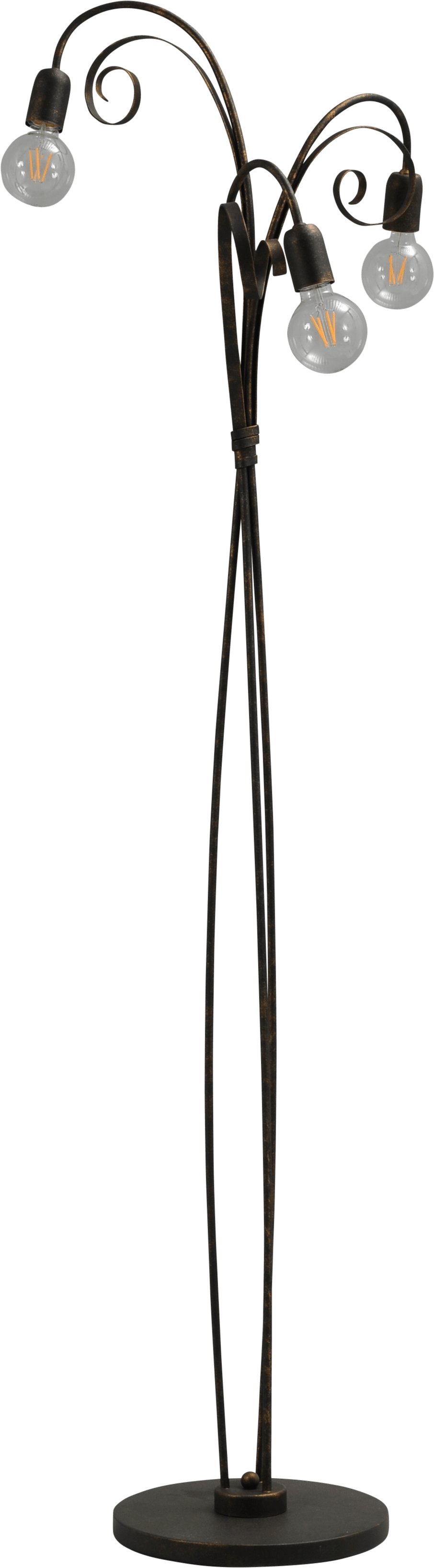 Curlie VL CURLIE BLACK/GOLD PATINA 3LTS H.165CM Ø45CM