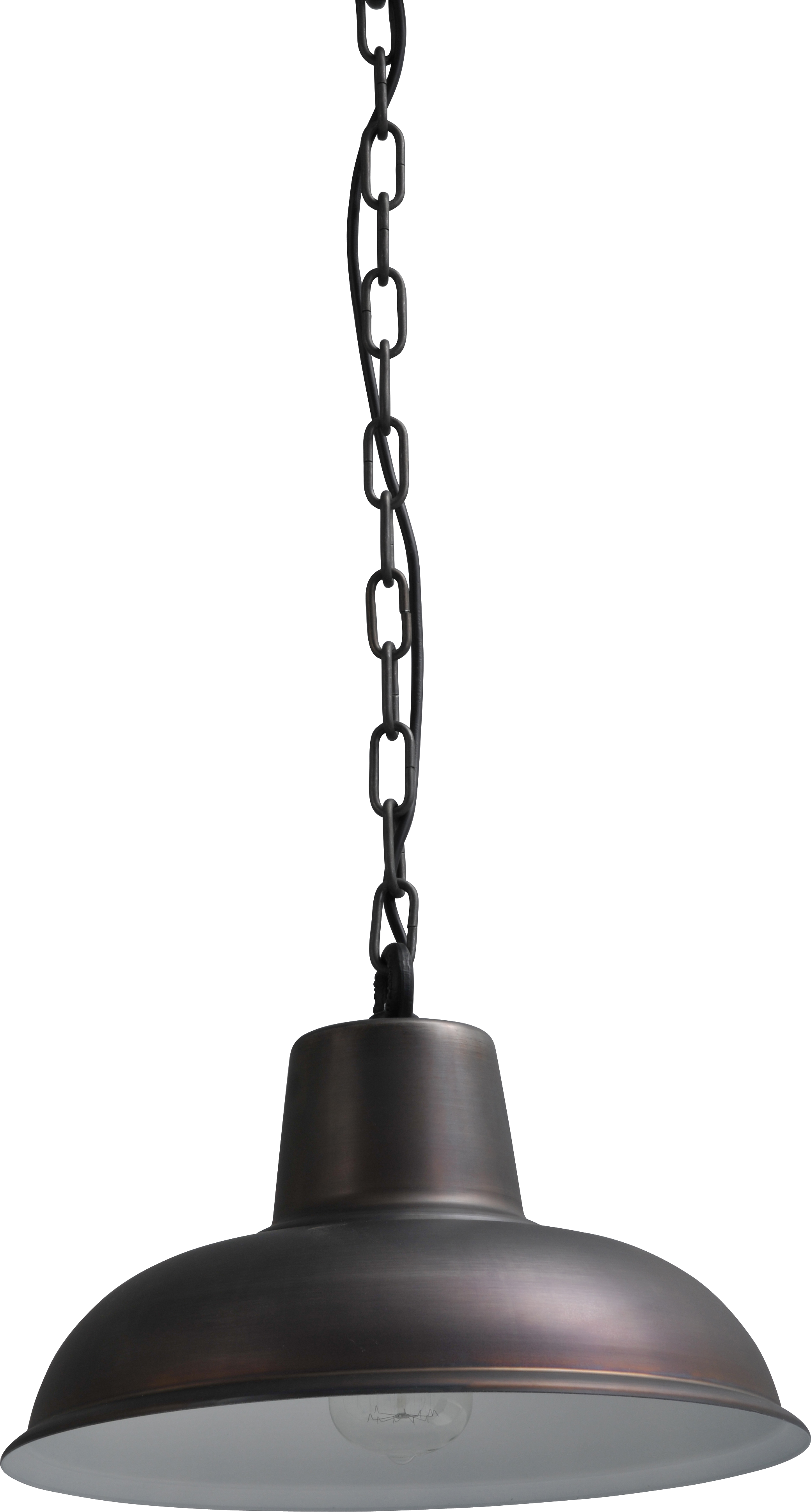 Di Panna HL DI PANNA Ø36CM GUNMETAL/MATT WHITE