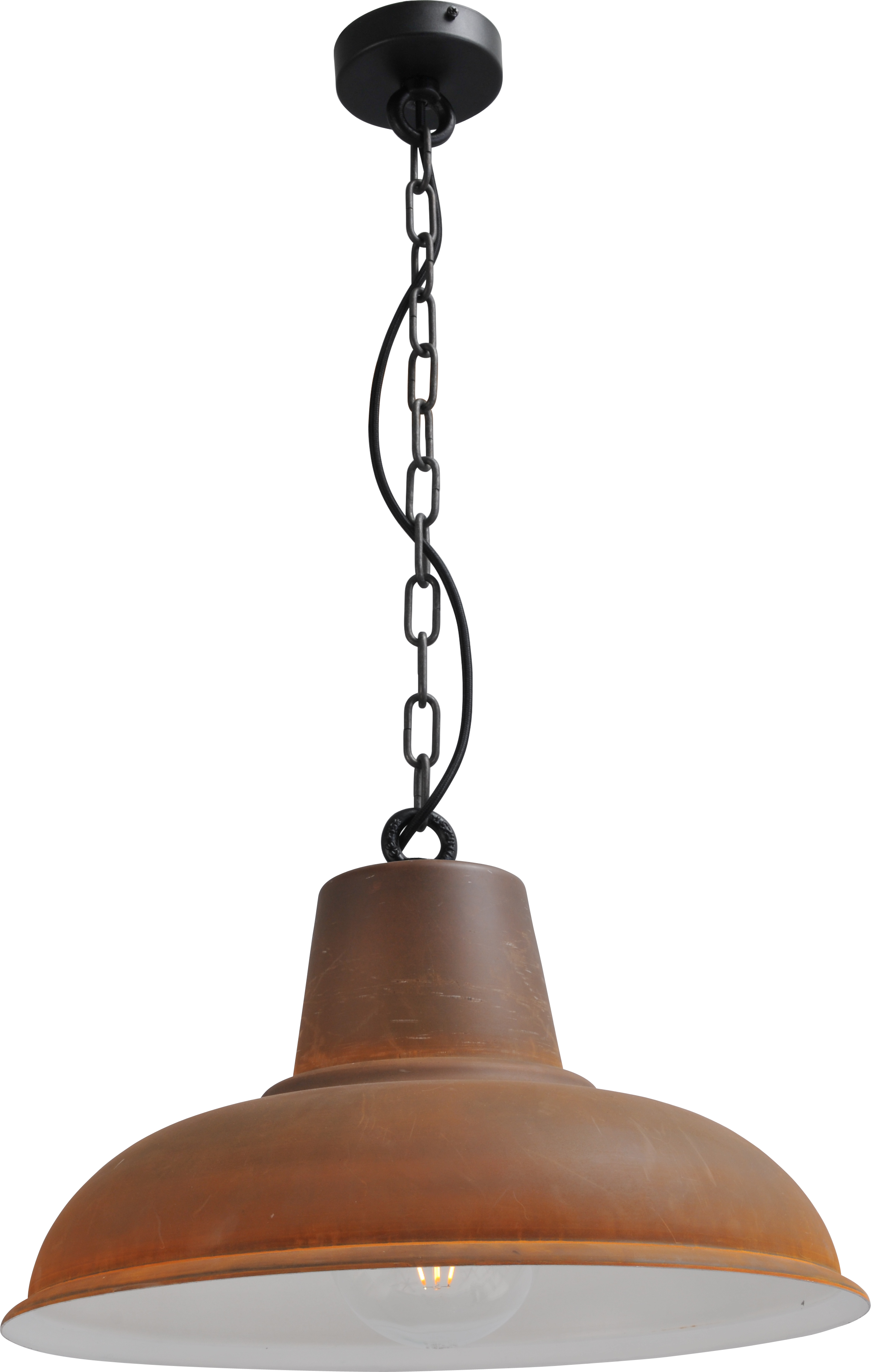 Di Panna HL DI PANNA Ø48,5CM RUST/MATT WHITE