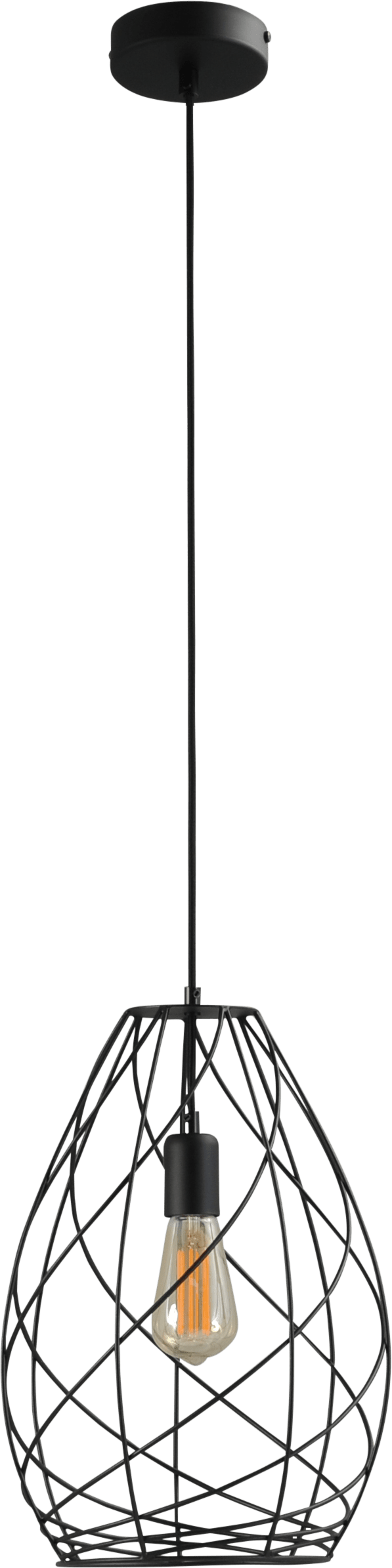 Cesto HL CESTO Ø30X41CM BLACK STRUCTURE
