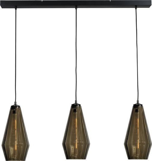 Diamond HL DIAMOND 3LTS MATT BLACK 100X8CM