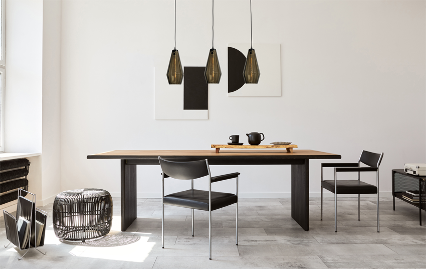 Diamond HL DIAMOND 3LTS MATT BLACK 100X8CM