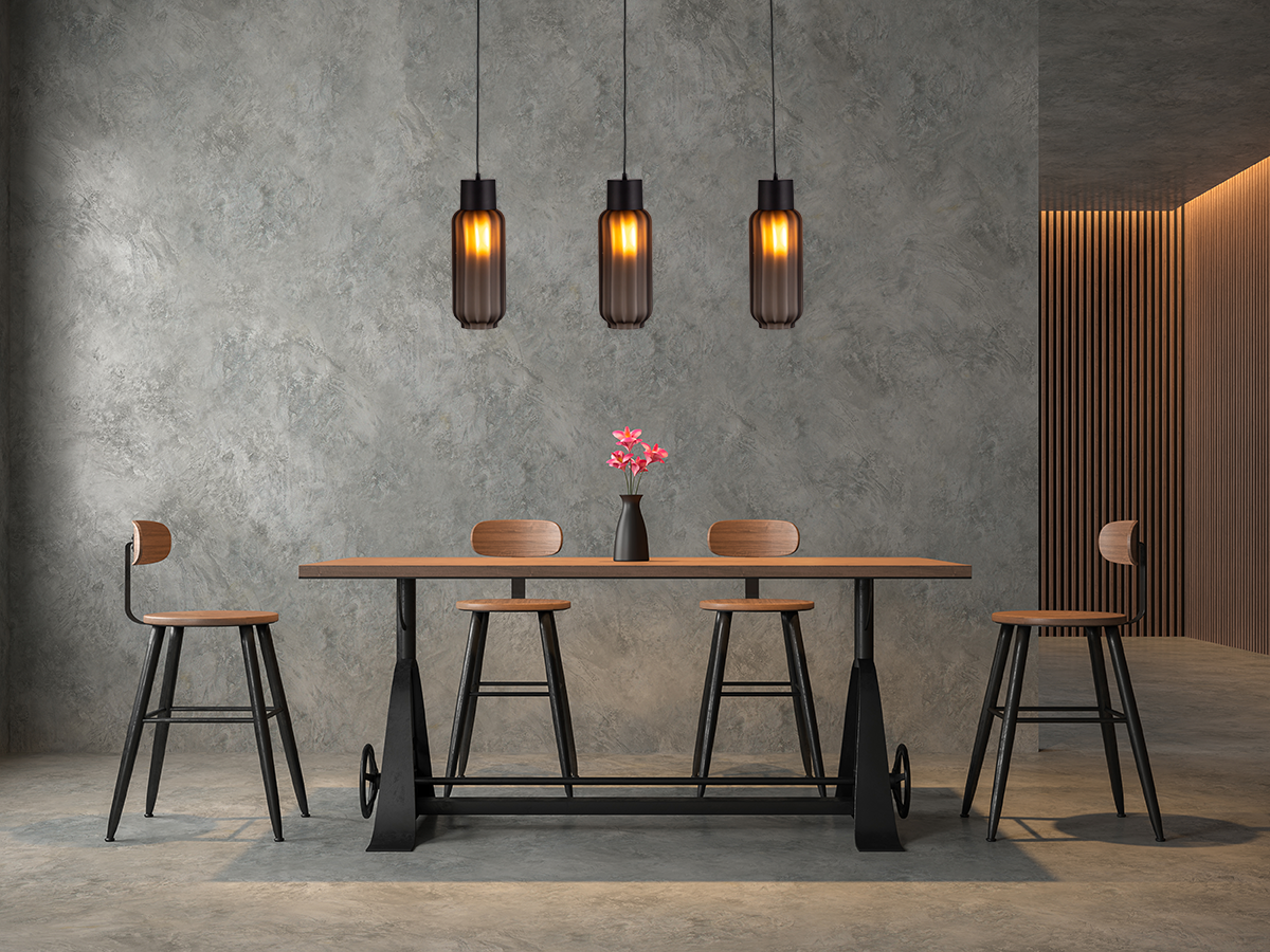 Lett HL "LETT RIB" BLACK/BLACK 3LTS BEAM 100X8CM
