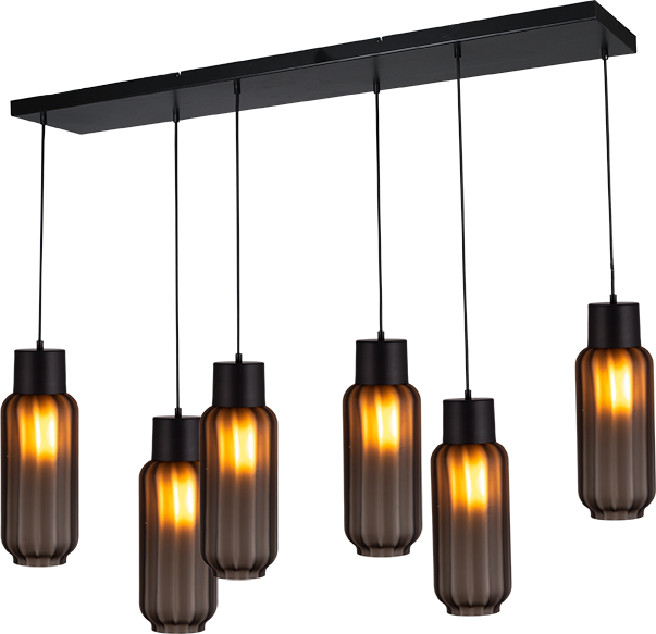 Lett HL "LETT RIB" BLACK/BLACK 6LTS BEAM 130X25CM