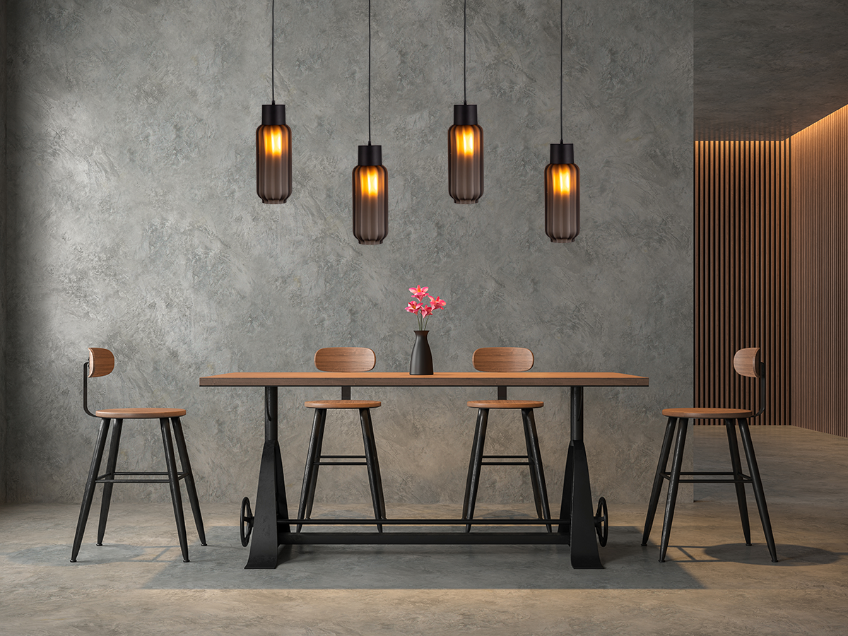 Lett HL "LETT RIB" BLACK/BLACK 4LTS BEAM 130X8CM