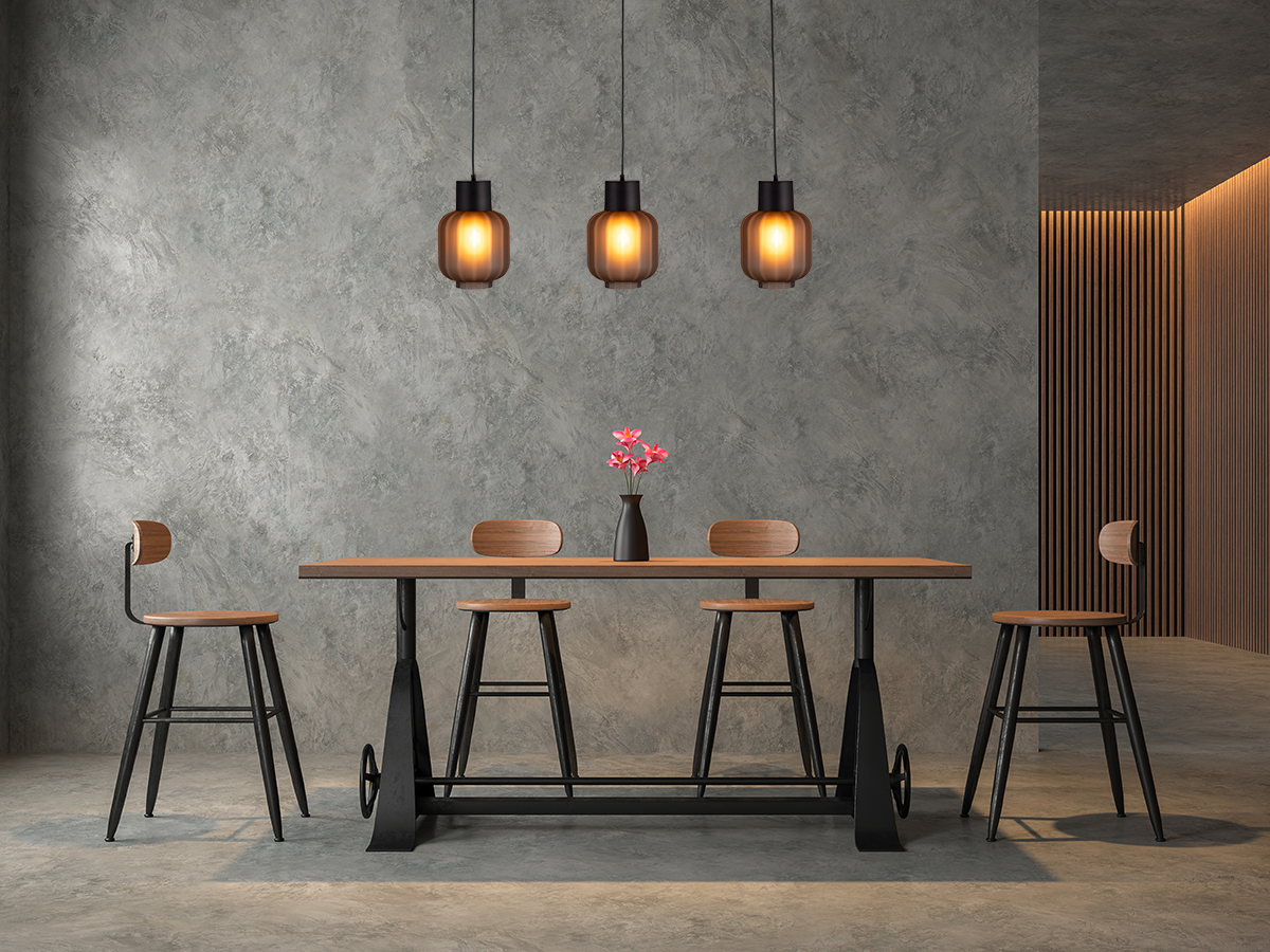 Lett HL "LETT RIB" BLACK/BLACK 3LTS BEAM BLACK 100X8CM