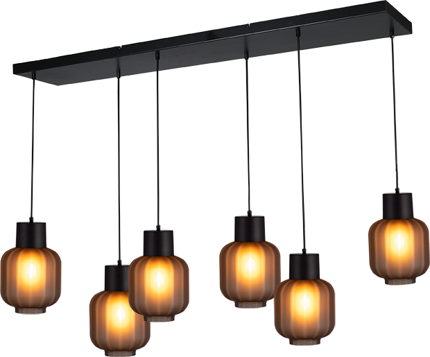 Lett HL "LETT RIB" BLACK/BLACK 6LTS BEAM BLACK 130X25CM