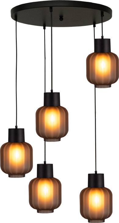 Lett HL "LETT RIB" BLACK/BLACK 5LTS BASE Ø50CM
