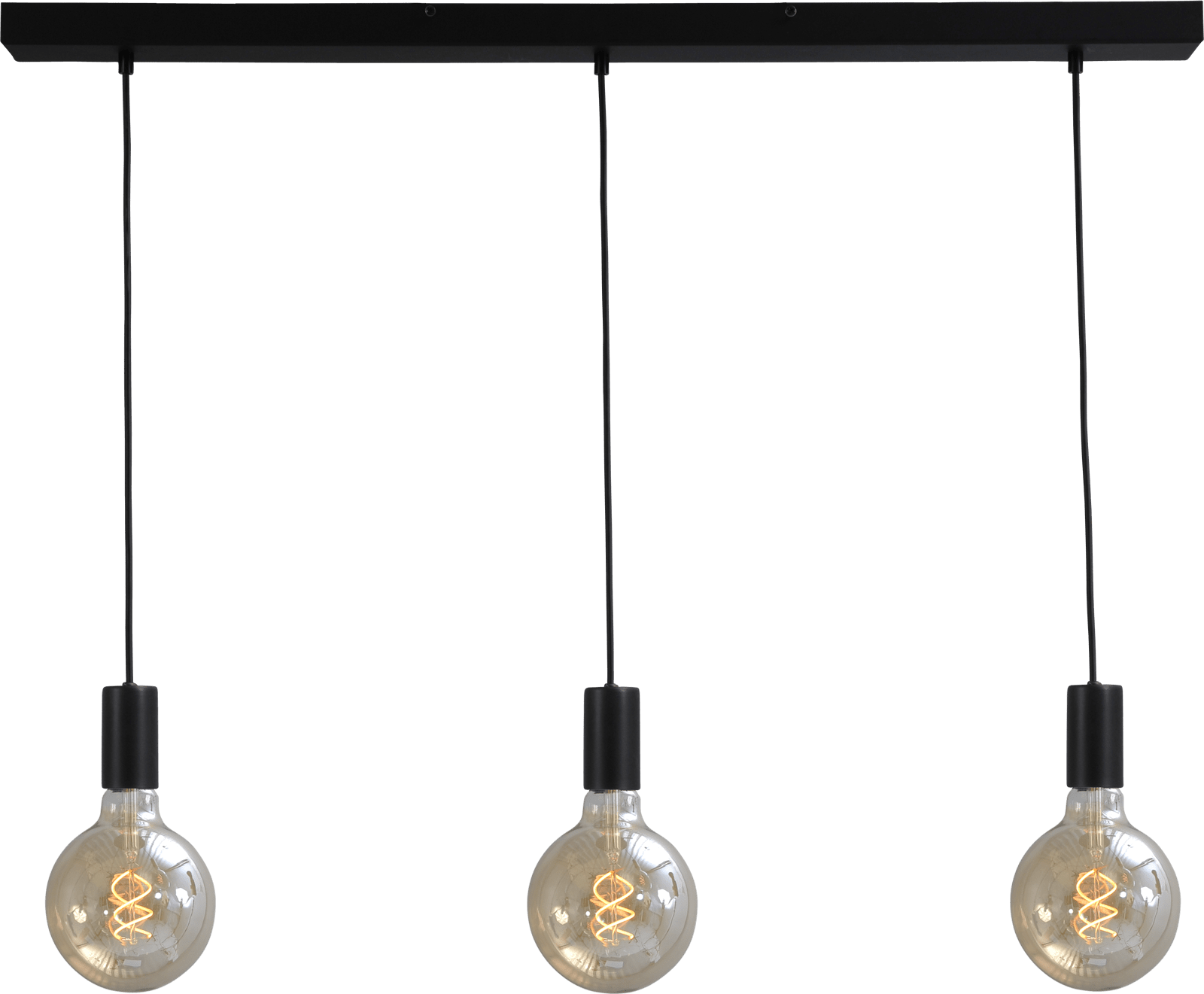 Tessi HL TESSI 3-LIGHT BLACK, BEAM BLACK 100X8CM