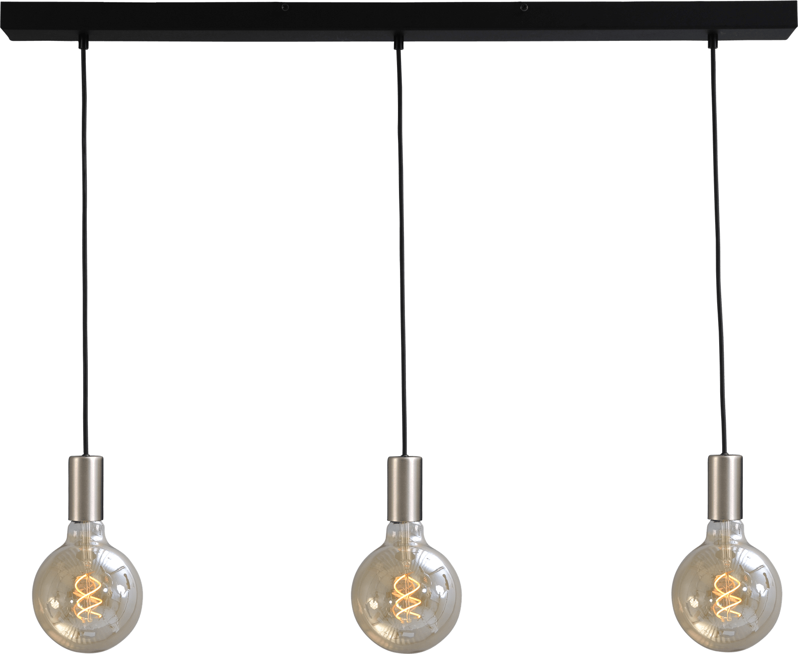 Tessi HL TESSI 3-LIGHT MATT NICKEL , BEAM BLACK 100X8CM