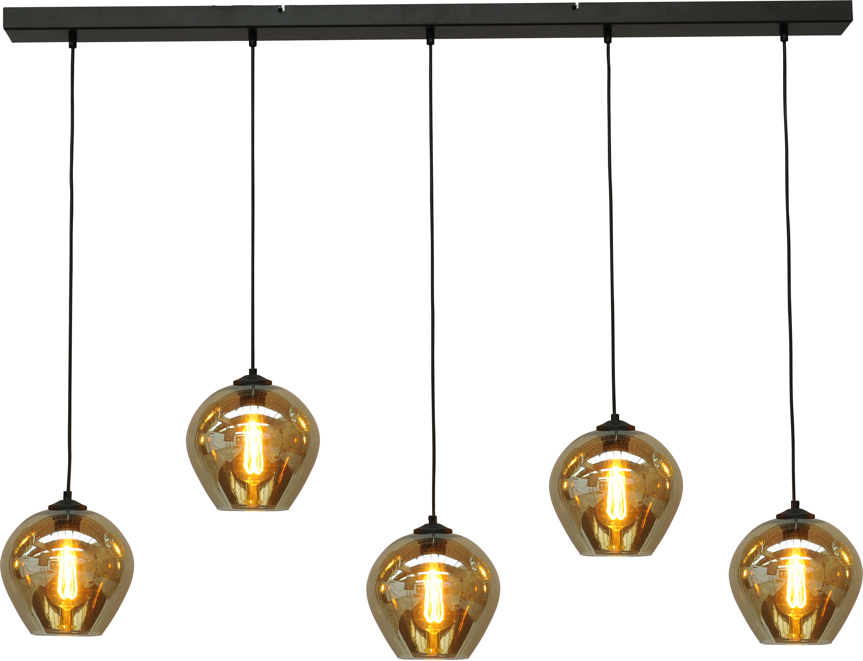 Quinto HL QUINTO 5-LIGHT MATT BLACK 130X8CM