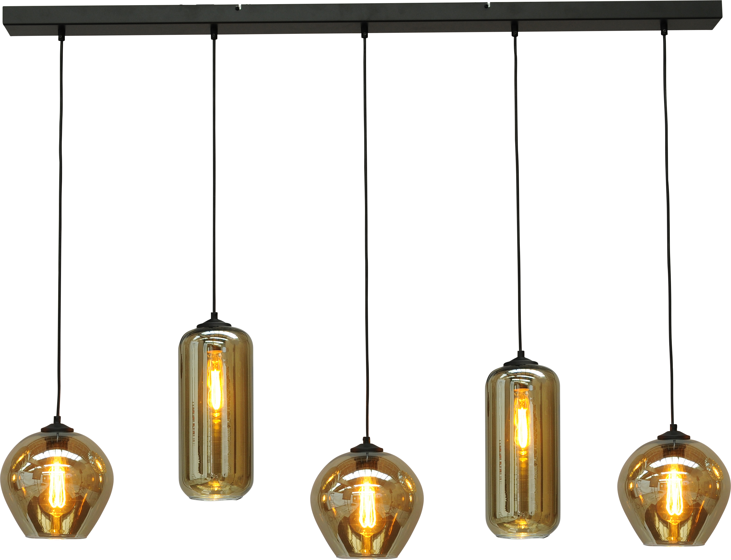 Quinto HL QUINTO 5-LIGHT MATT BLACK 130X8CM