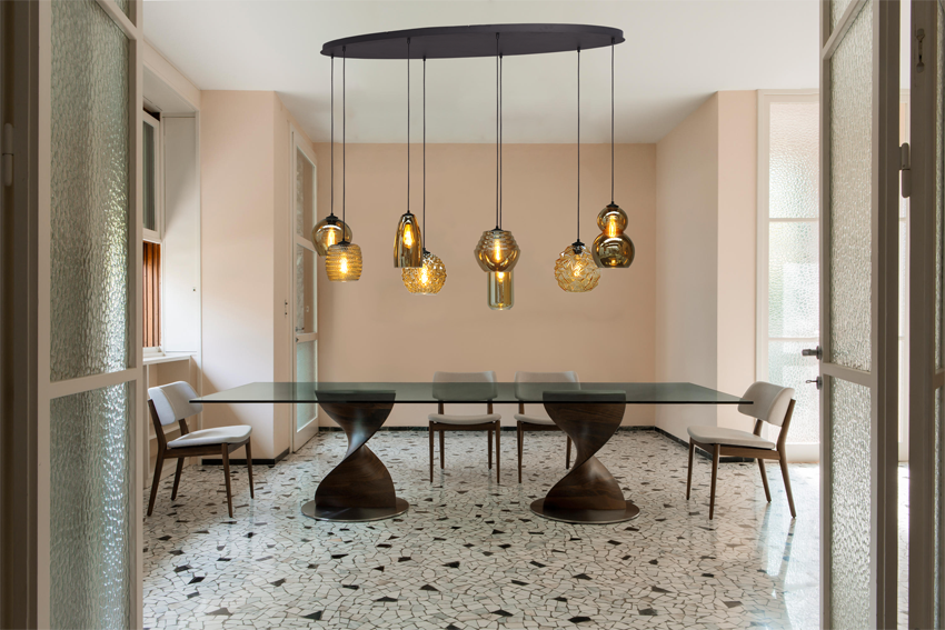 Quinto HL QUINTO 8LIGHT MATT BLACK OVAL 160X60CM