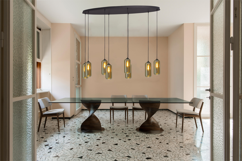 Quinto HL QUINTO 8LIGHT MATT BLACK OVAL 160X60CM