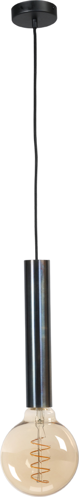 Tomasso HL TOMASSO 1-LIGHT DAPPLED OIL, CANOPY BLACK Ø10,8CM