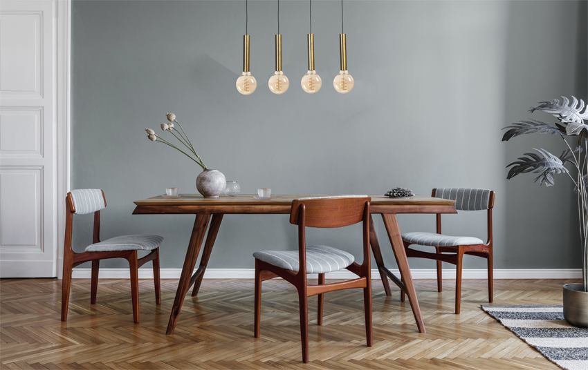 Tomasso HL TOMASSO 4-LIGHT ANTIQUE BRASS BEAM BLACK 100X8CM