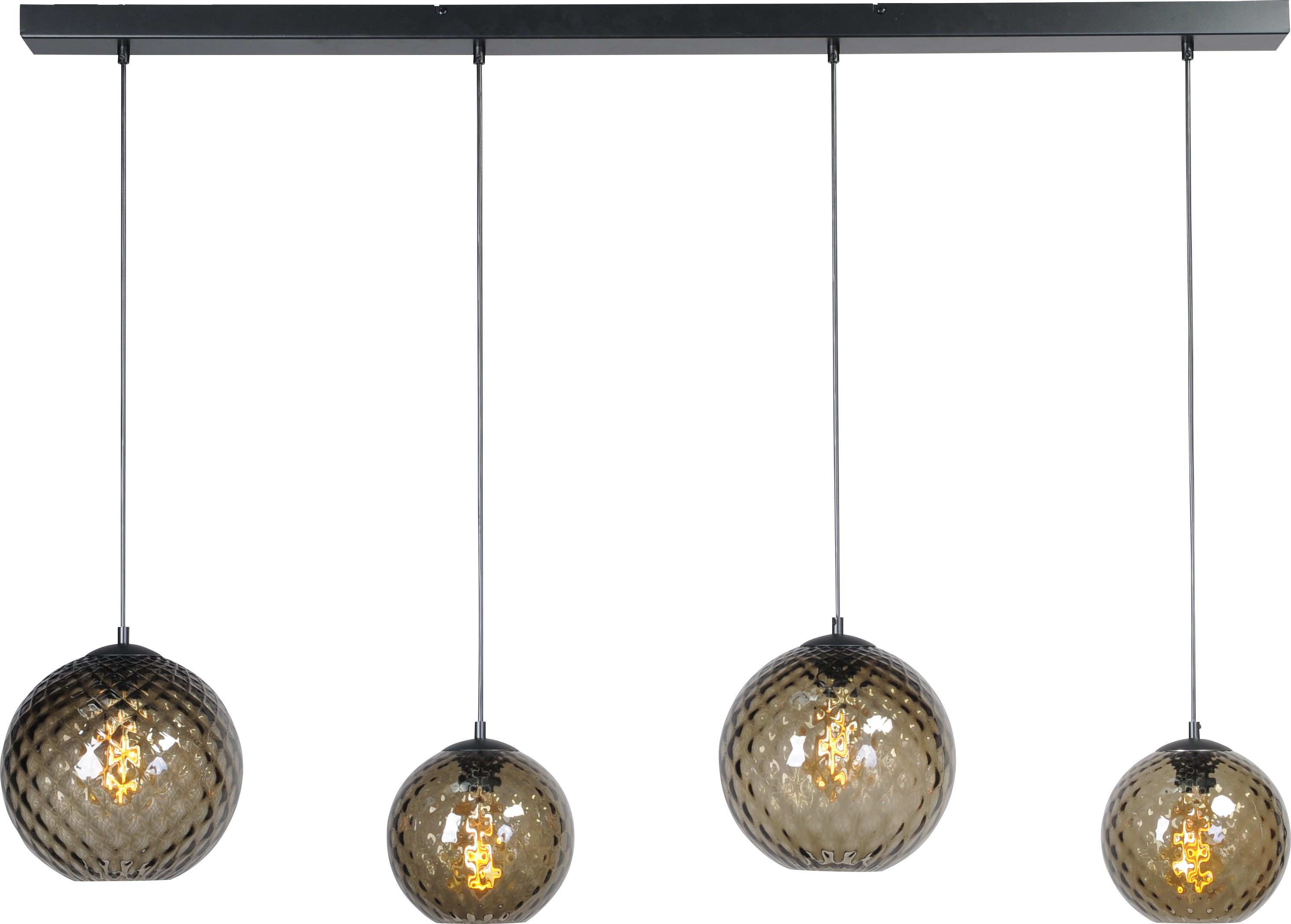 Baloton HL BALOTON 4-LIGHT MATT BLACK 130X8CM