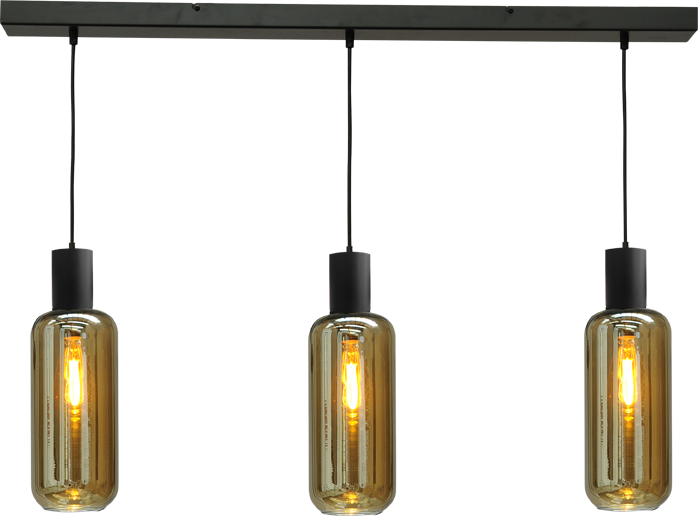 Bounty HL BOUNTY 3-LIGHT MATT BLACK/MATT BLACK 100X8CM