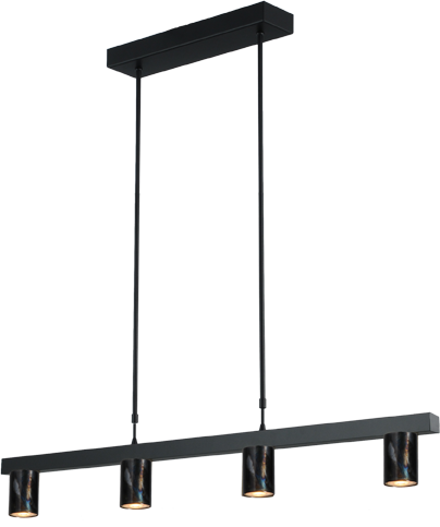 Bounce HL BOUNCE 4-LIGHT BLACK/DAPPLED OIL WIDTH 100CM