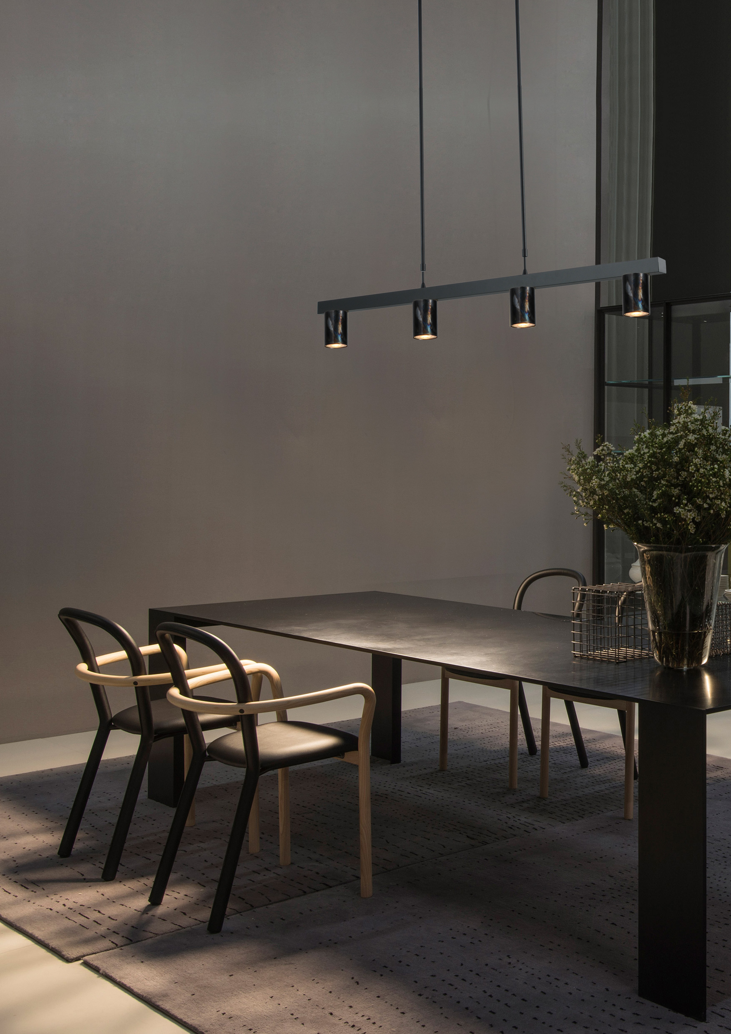 Bounce HL BOUNCE 4-LIGHT BLACK/DAPPLED OIL WIDTH 100CM