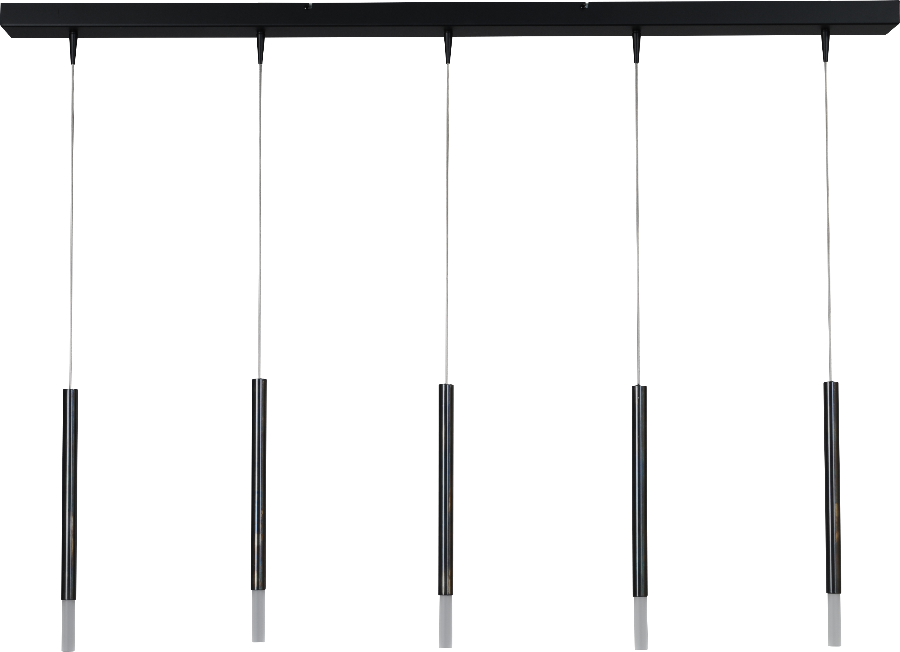 Flute HL FLUTE 5LTS BLACK/DAPPLED OIL 130X8CM DTW