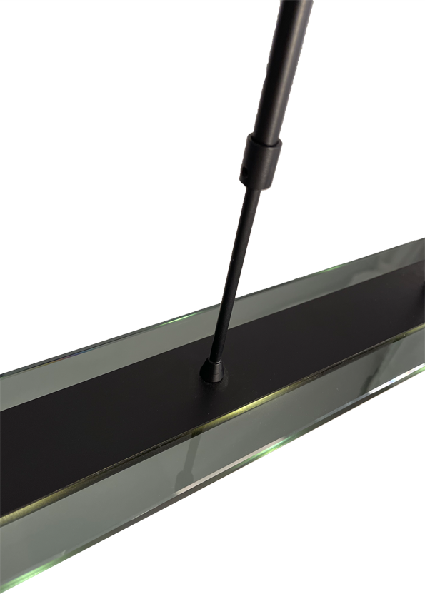 Vigo HL VIGO BLACK WIDTH 100CM GLASS BLACK