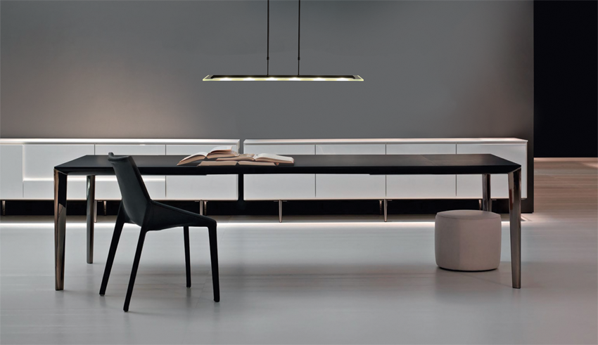 Vigo HL VIGO BLACK WIDTH 100CM GLASS CLEAR