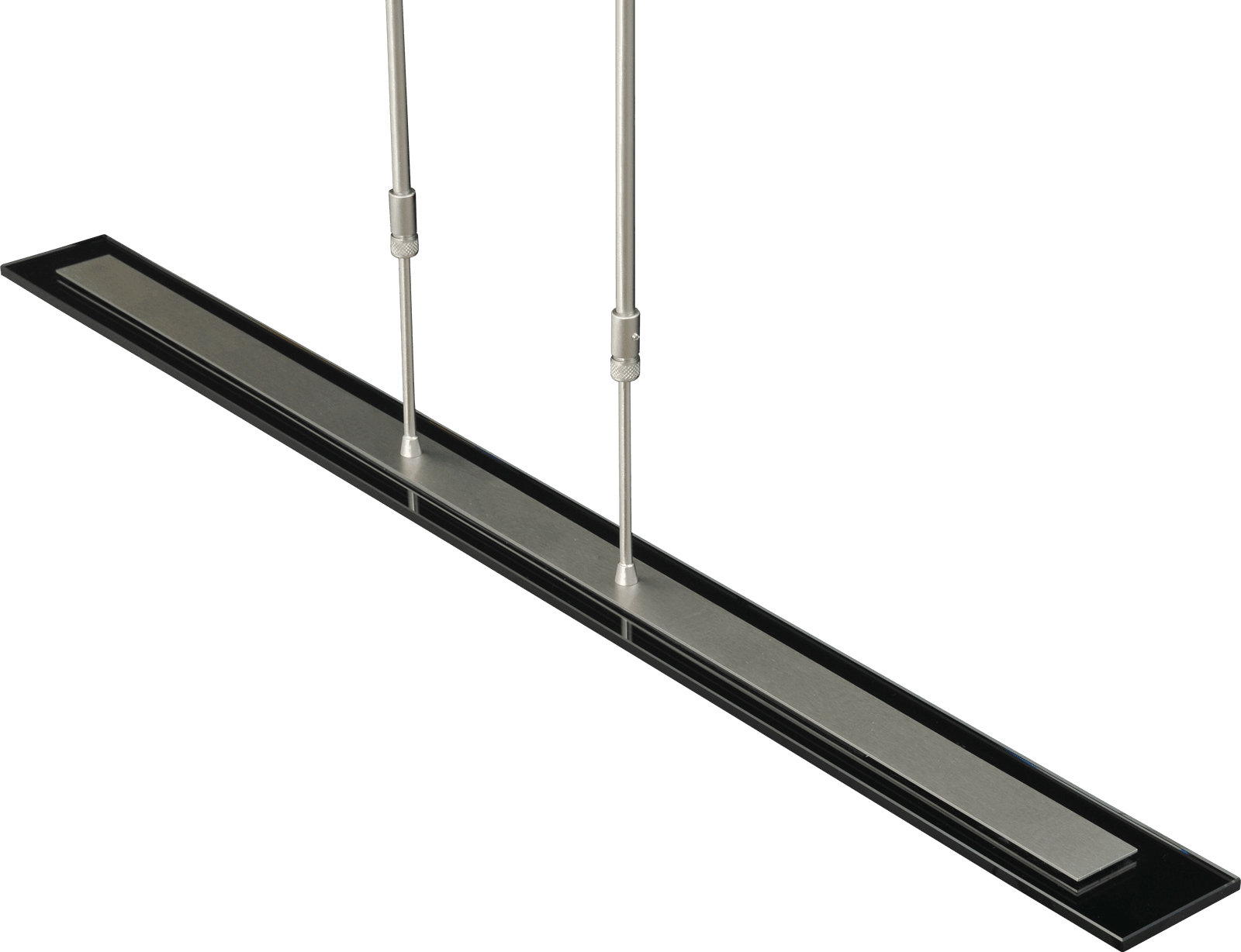 Vigo HL VIGO MATT NICKEL WIDTH 100CM GLASS BLACK