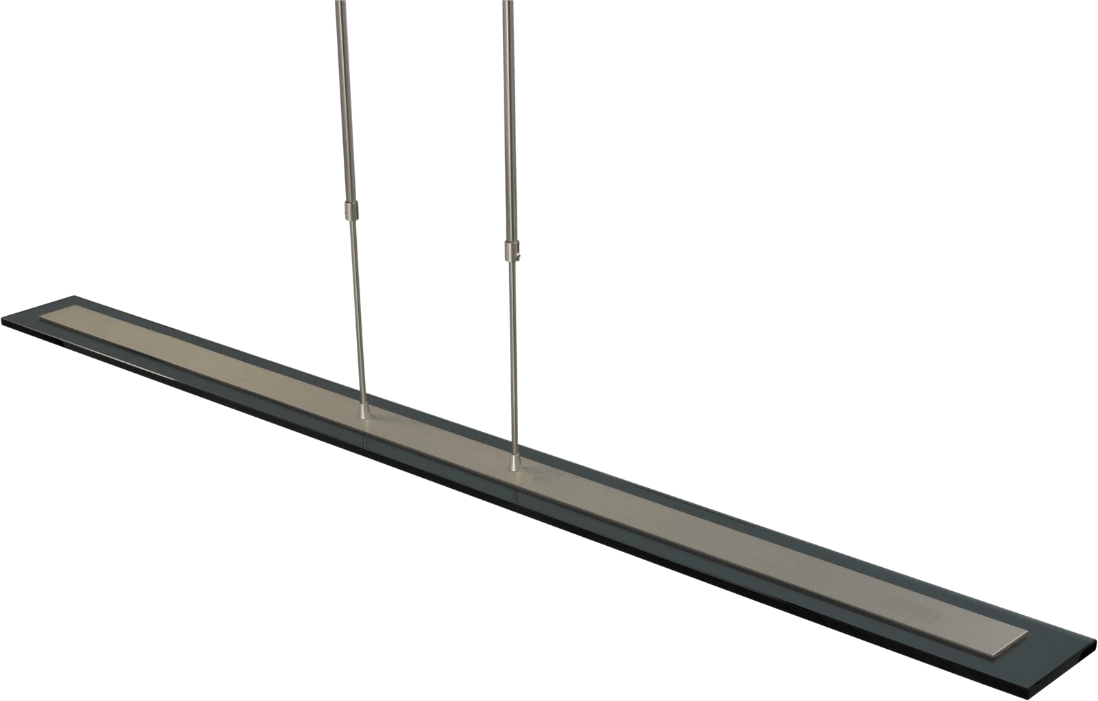 Vigo HL VIGO MATT NICKEL WIDTH 130CM GLASS BLACK