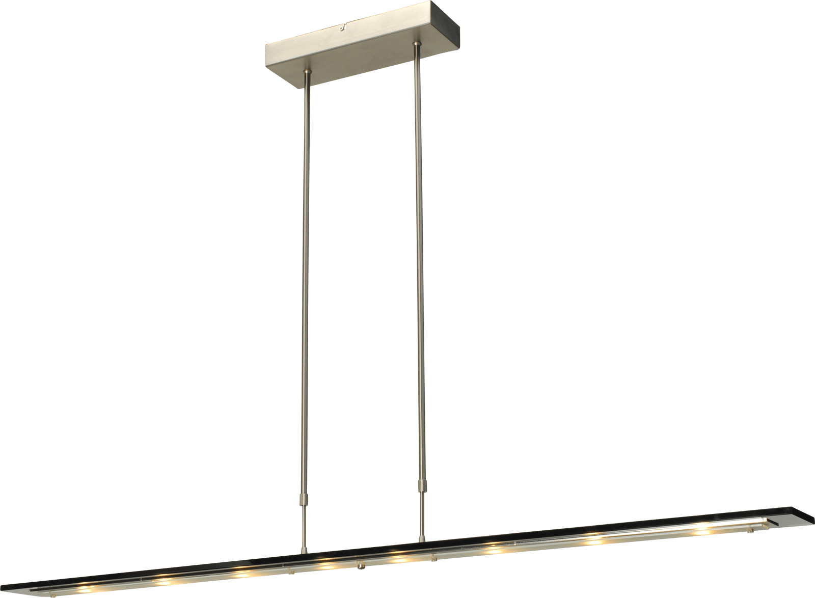 Vigo HL VIGO MATT NICKEL WIDTH 130CM GLASS BLACK