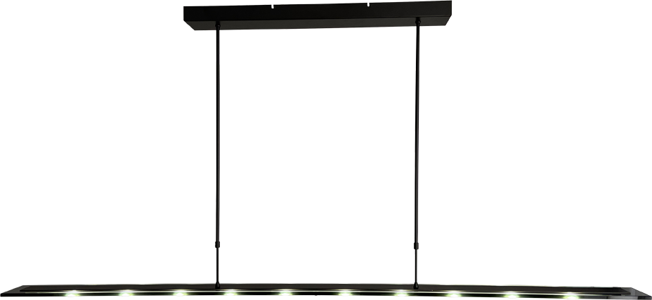 Vigo HL VIGO BLACK WIDTH 170CM GLASS BLACK