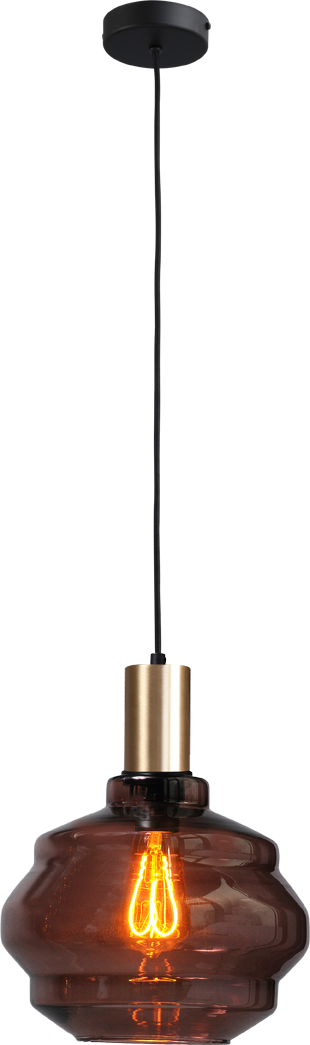 Porto HL PORTO 1LTS MATT BLACK/MATT GOLD