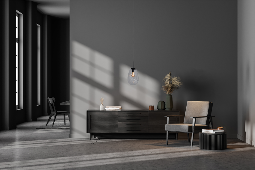 Lava HL LAVA 1-LIGHT MATT BLACK/MATT BLACK