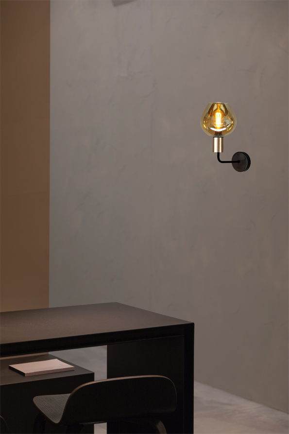 Bounty WL BOUNTY MATT BLACK/MATT GOLD L.38CM DOWNLIGHT