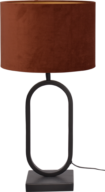 Rico TL RICO MATT BLACK OVAL SMALL H.56CM