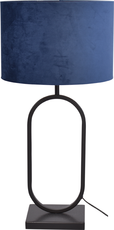 Rico TL RICO MATT BLACK OVAL LARGE H.73CM