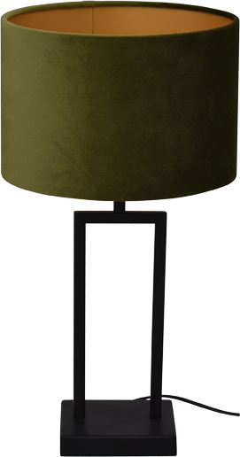 Veneto TL VENETO MATT BLACK RECTANGLE SMALL H.53CM