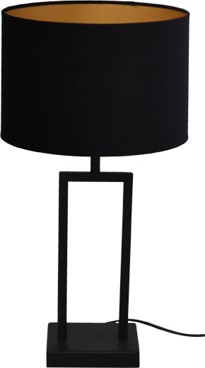 Veneto TL VENETO MATT BLACK RECTANGLE SMALL H.53CM