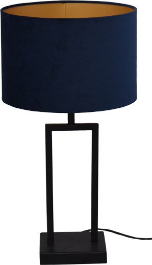 Veneto TL VENETO MATT BLACK RECTANGLE SMALL H.53CM