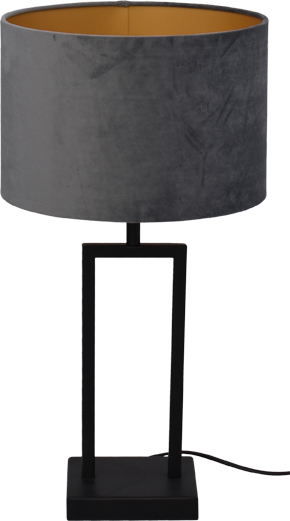 Veneto TL VENETO MATT BLACK RECTANGLE SMALL H.53CM