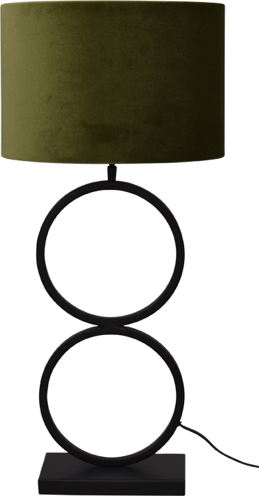 Capri TL CAPRI MATT BLACK RINGS SMALL H.78CM