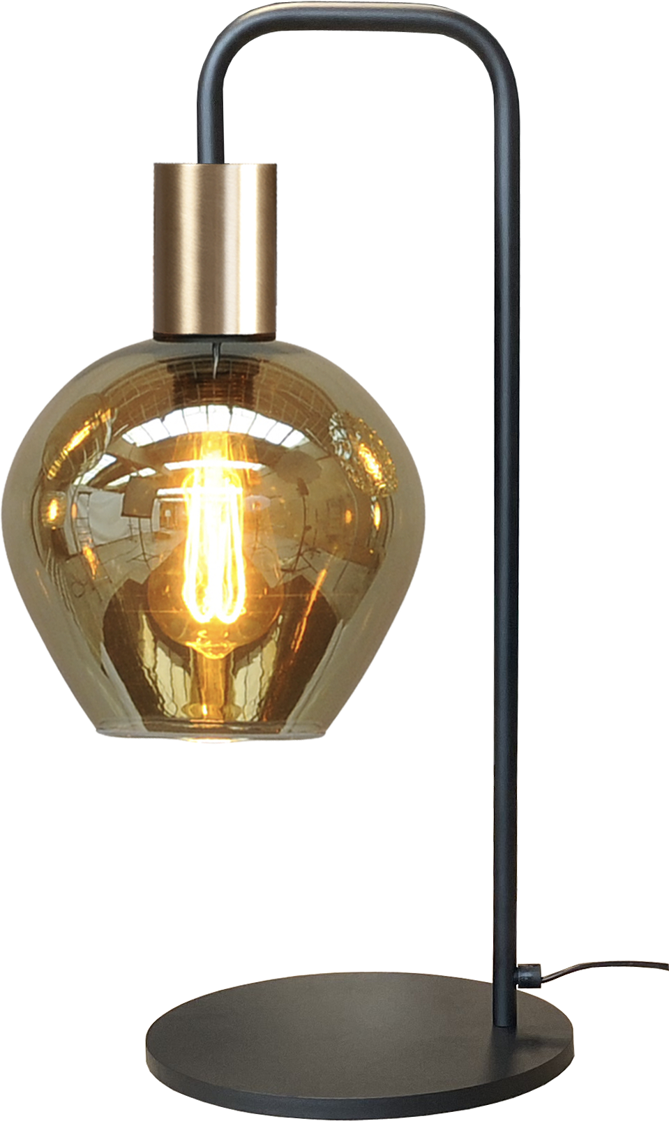 Bounty TL BOUNTY 1LIGHT H.51,4CM MATT BLACK/MATT GOLD