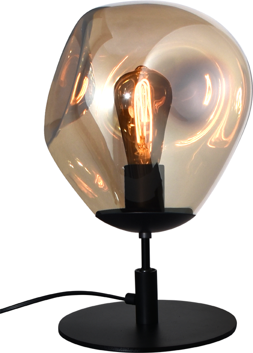 Lava TL LAVA 1-LIGHT MATT BLACK H.36CM