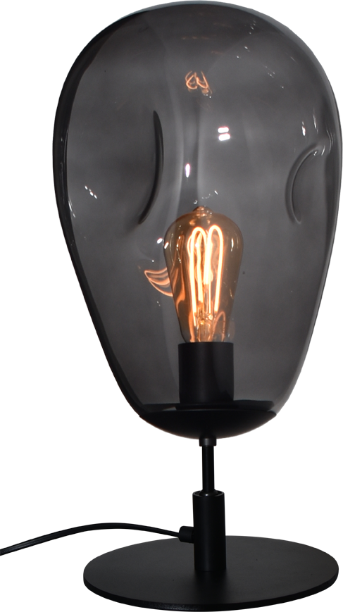 Lava TL LAVA 1-LIGHT MATT BLACK H.45CM