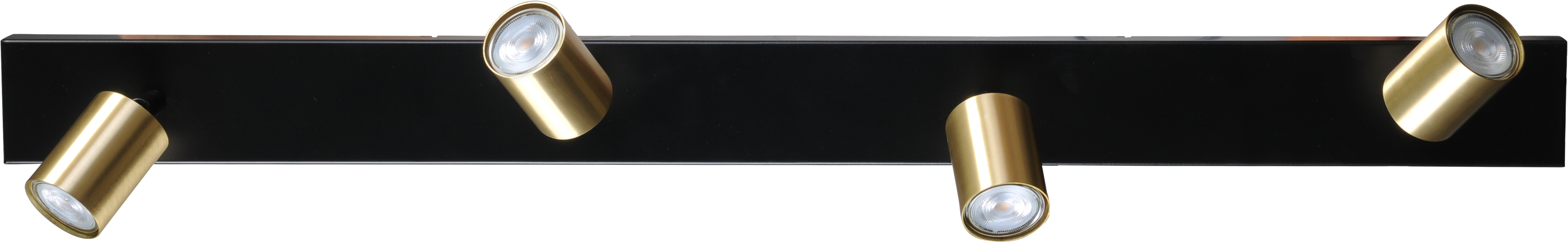 Bounce PL BOUNCE 4-LIGHT MATT GOLD BEAM BLACK 100X8CM