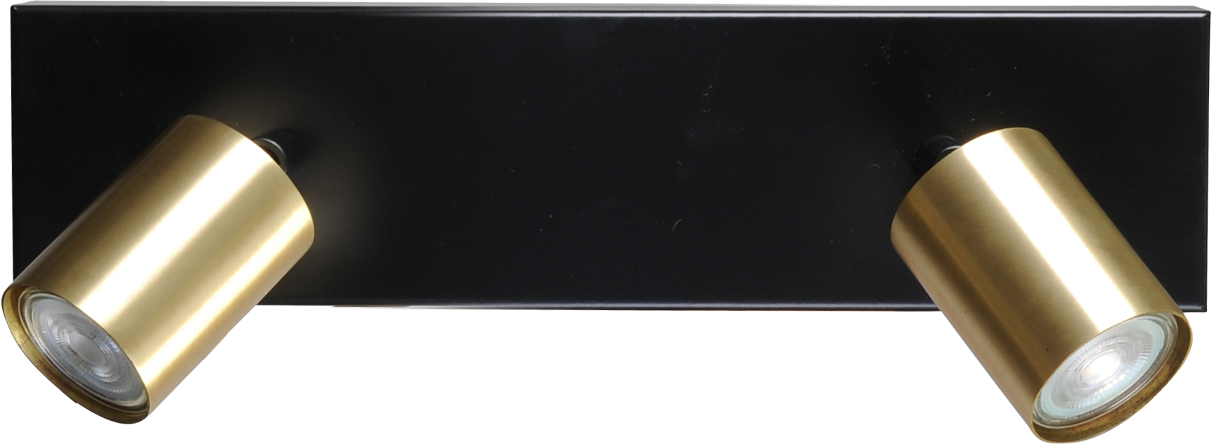 Bounce PL BOUNCE 2-LIGHT MATT GOLD BEAM BLACK 40X9CM