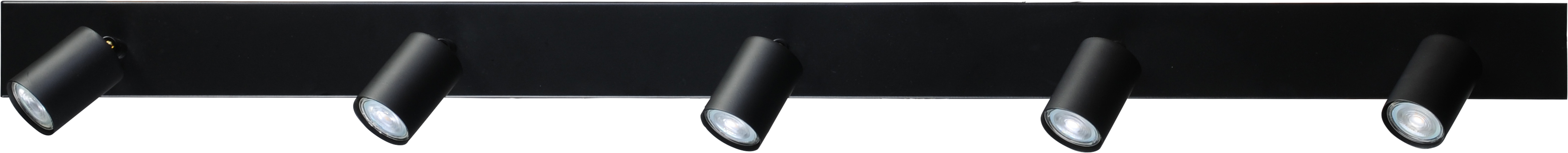 Bounce PL BOUNCE 5-LIGHT BLACK BEAM BLACK 130X8CM